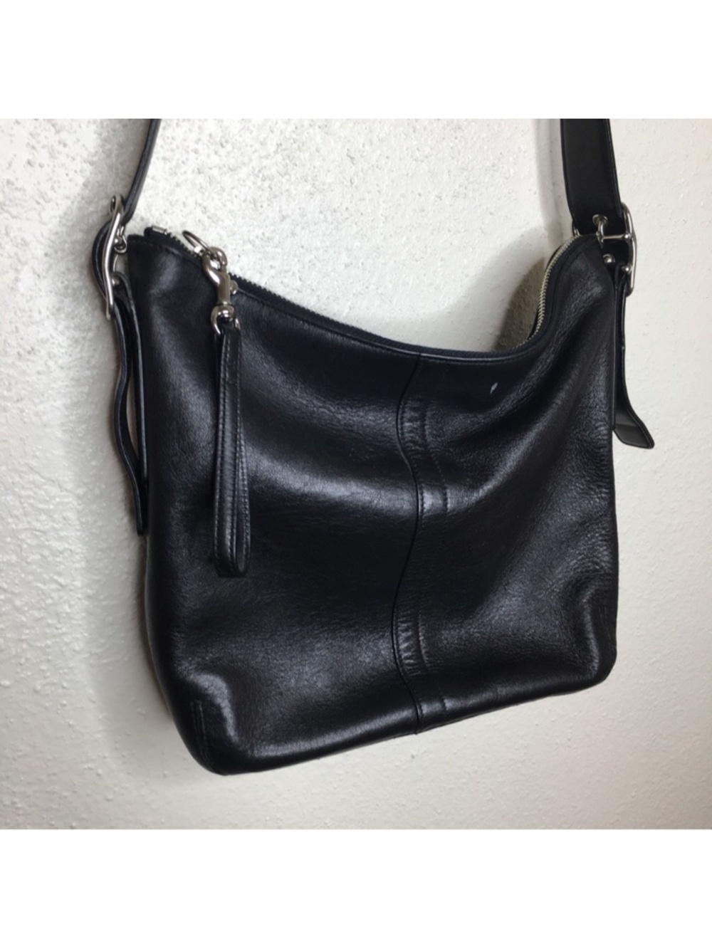 COACH Vintage Black Leather Legacy Slim Shoulder Bag - Picture 6 of 11